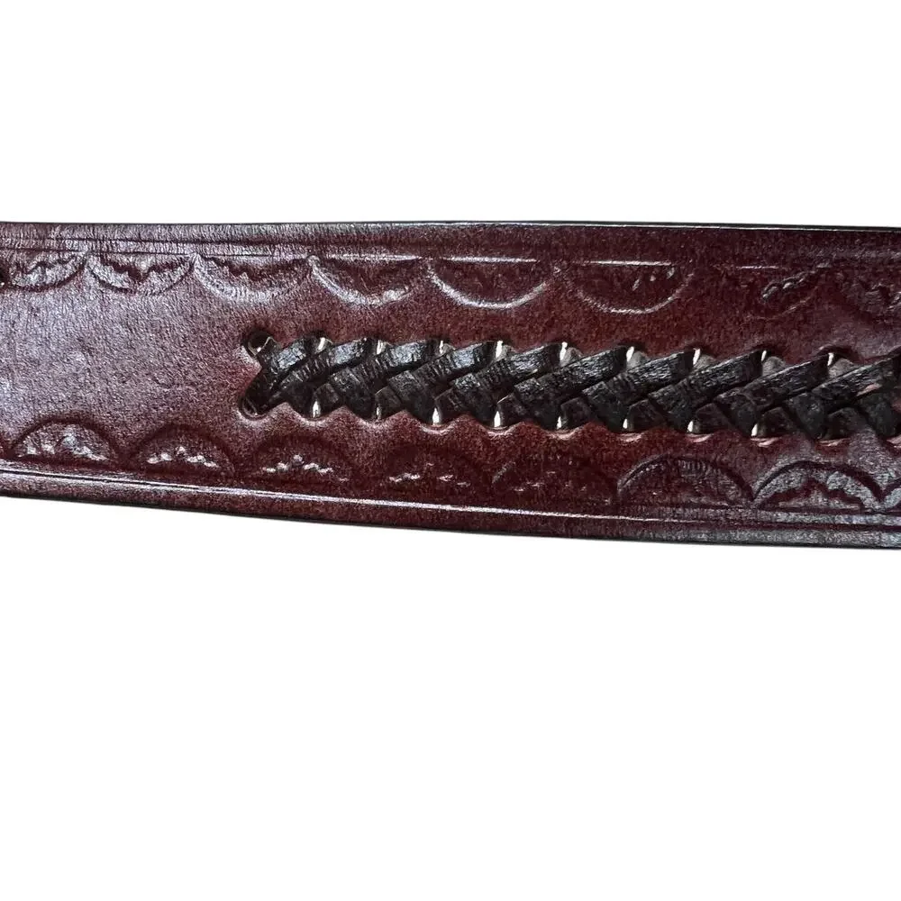 Mexican Scorpion Alacran Charro Cowboy Belt Buckle Leather Braided Made n Mexico - Picture 9 of 9